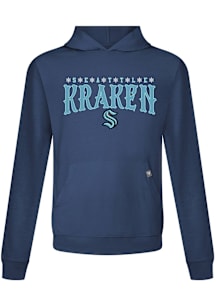 Levelwear Seattle Kraken Mens Navy Blue Relay Snowflakes Hood
