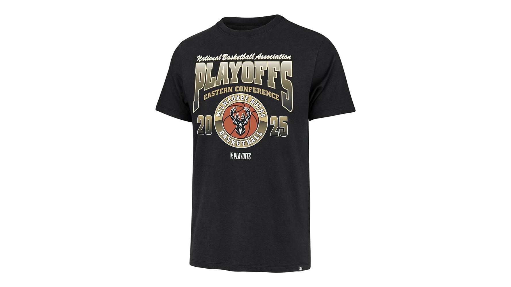 Bucks Apparel Bucks Tee Shirts Men's Milwaukee Bucks Apparel Foot