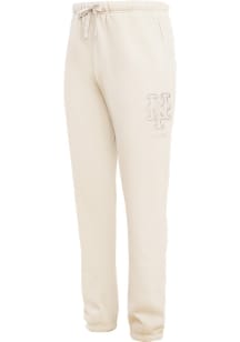 Pro Standard New York Mets Mens White Neutral Sweatpants