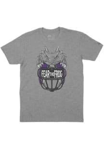 TCU Horned Frogs Grey Fear The Frog Short Sleeve T Shirt