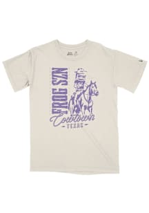 Local Revere LLC TCU Horned Frogs Oatmeal Frog SZN Short Sleeve T Shirt