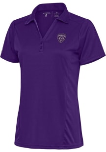Antigua Louisville City FC Womens Purple Tribute Short Sleeve Polo Shirt