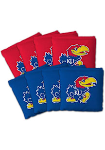 Kansas Jayhawks 8pk Corn Hole Bags