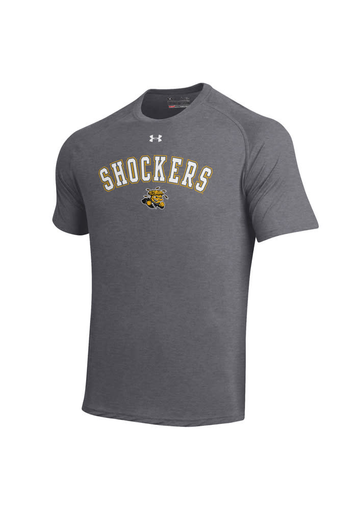 Under Armour Wichita State Shockers Charcoal Arch Short Sleeve T Shirt