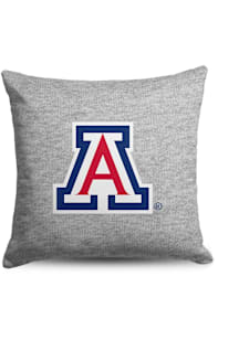 Arizona Wildcats Sweatshirt Pillow Throw Pillow - Ash