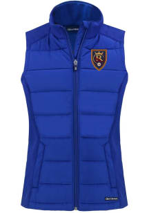 Cutter and Buck Real Salt Lake Womens Blue Evoke Vest