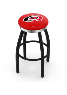 Carolina Hurricanes Chrome Seat Pub Stool - Black