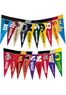 Big Ten Conference Mini Pennant - White