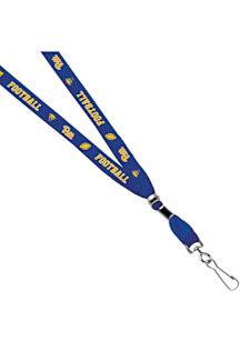 Jardine Pitt Panthers 3/8 Football Sublimated w/Swivel Hook Lanyard - Blue