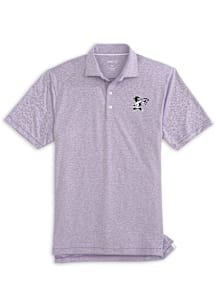 Johnnie O K-State Wildcats Youth Purple Lyndonn Primary Logo Short Sleeve Polo Shirt