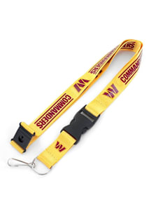 Washington Commanders Team Logo Lanyard - Gold