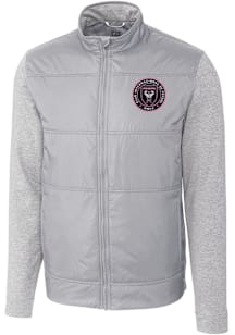 Cutter and Buck Inter Miami CF Mens Grey Stealth Light Weight Jacket