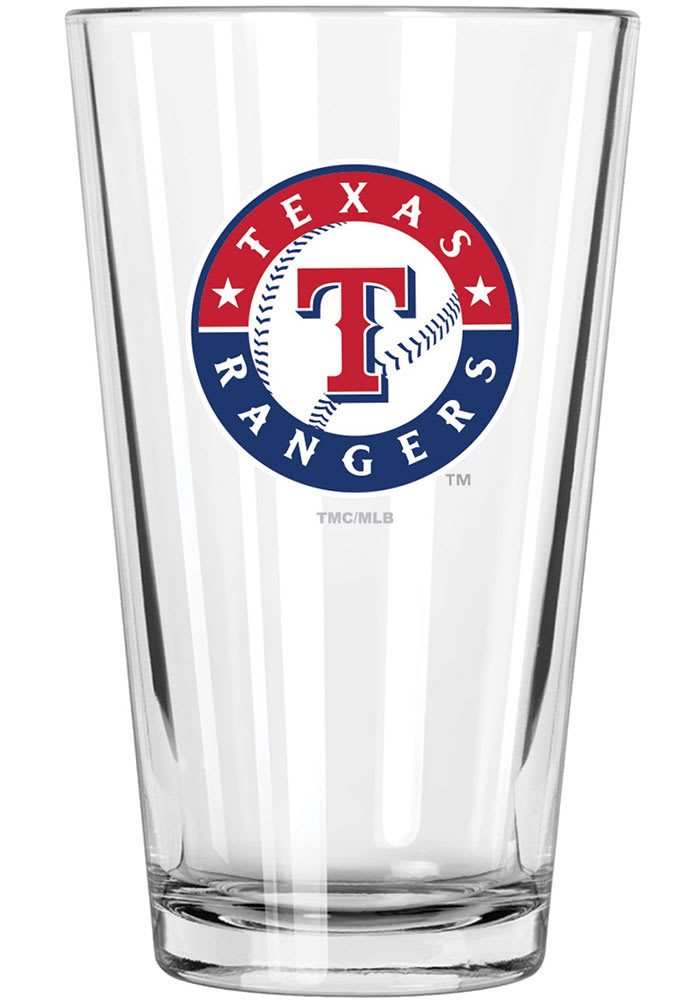 Texas Rangers 17oz Logo Pint Glass