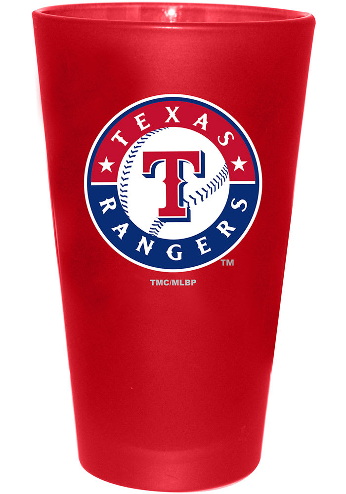 Texas Rangers Frosted Team Pint Glass