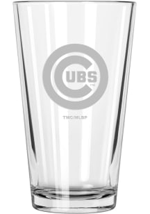 Chicago Cubs Etched Pint Glass