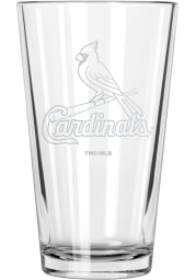 St Louis Cardinals Etched Pint Glass