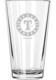 Texas Rangers Etched Pint Glass