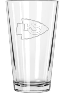 Kansas City Chiefs Etched Pint Glass