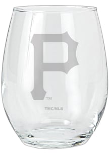 Pittsburgh Pirates 15oz Etched Stemless Wine Glass