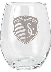 Sporting Kansas City 15oz Etched Stemless Wine Glass