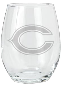 Chicago Bears 15oz Etched Stemless Wine Glass