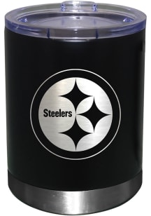 Pittsburgh Steelers 12 OZ Etched Stainless Steel Tumbler - Black