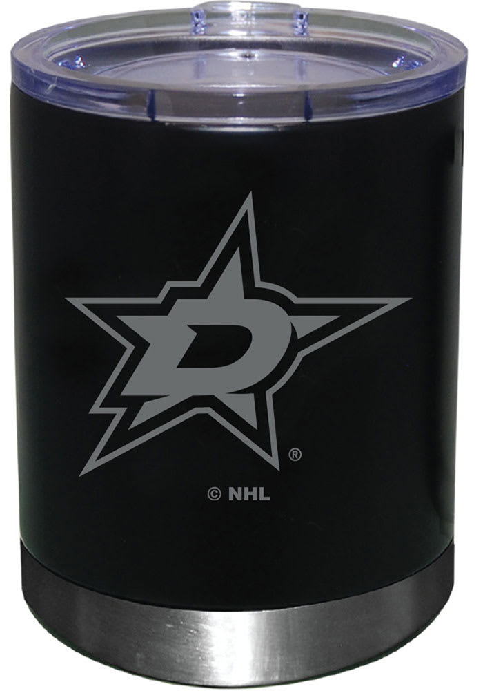 Dallas Stars 12 OZ Etched Stainless Steel Tumbler - Black