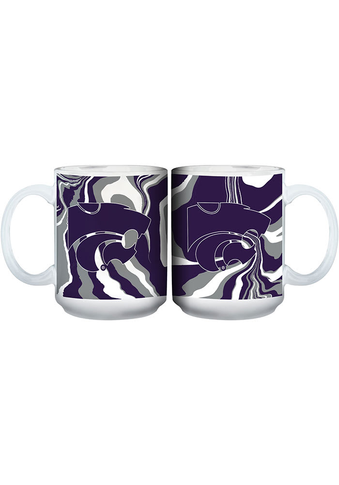 K-State Wildcats 15 OZ Tie Dye Mug