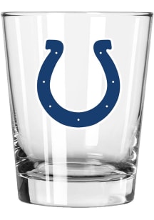 Indianapolis Colts 15oz Full Color Logo Rock Glass