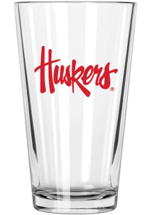 Nebraska Cornhuskers 17oz Color Logo Mixing Pint Glass