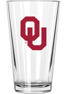 Oklahoma Sooners 17oz Color Logo Mixing Pint Glass