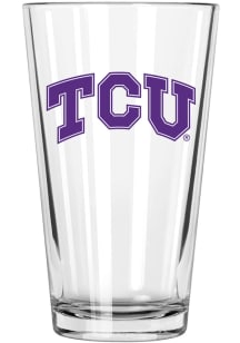 TCU Horned Frogs 17oz Color Logo Mixing Pint Glass