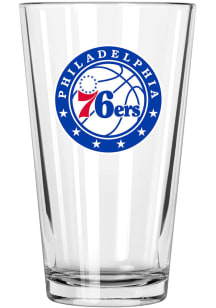 Philadelphia 76ers 17oz Color Logo Mixing Pint Glass