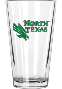 North Texas Mean Green 17oz Color Logo Mixing Pint Glass