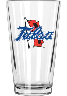 Tulsa Golden Hurricane 17oz Color Logo Mixing Pint Glass