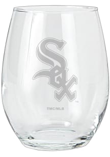 Chicago White Sox 15oz Etched Stemless Wine Glass