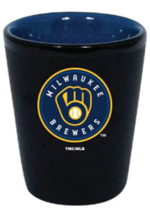 Milwaukee Brewers 2oz Matte Black Shot Glass