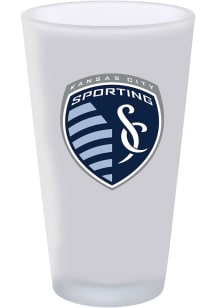 Sporting Kansas City 16oz White Frosted Pint Glass