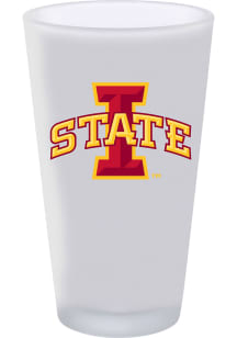 Iowa State Cyclones 16oz White Frosted Pint Glass