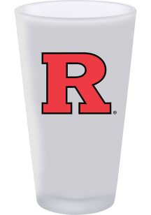Rutgers Scarlet Knights 16oz White Frosted Pint Glass
