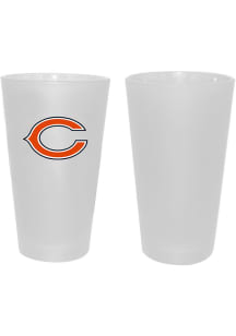 Chicago Bears 16oz White Frosted Pint Glass