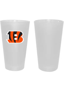 Cincinnati Bengals 16oz White Frosted Pint Glass