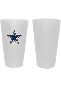 Dallas Cowboys 16oz White Frosted Pint Glass
