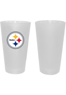 Pittsburgh Steelers 16oz White Frosted Pint Glass