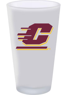 Central Michigan Chippewas 16oz White Frosted Pint Glass