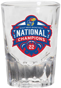 Kansas Jayhawks 2oz 2022 National Champions Fluted Shot Glass