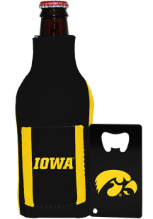 Black Iowa Hawkeyes 12oz Bottle Coolie