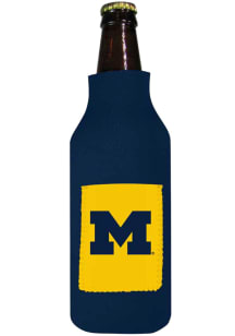 Blue Michigan Wolverines 12oz Bottle Coolie