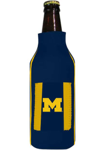 Blue Michigan Wolverines 12oz Bottle Coolie