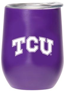 TCU Horned Frogs 12oz Stainless Steel Stainless Steel Stemless